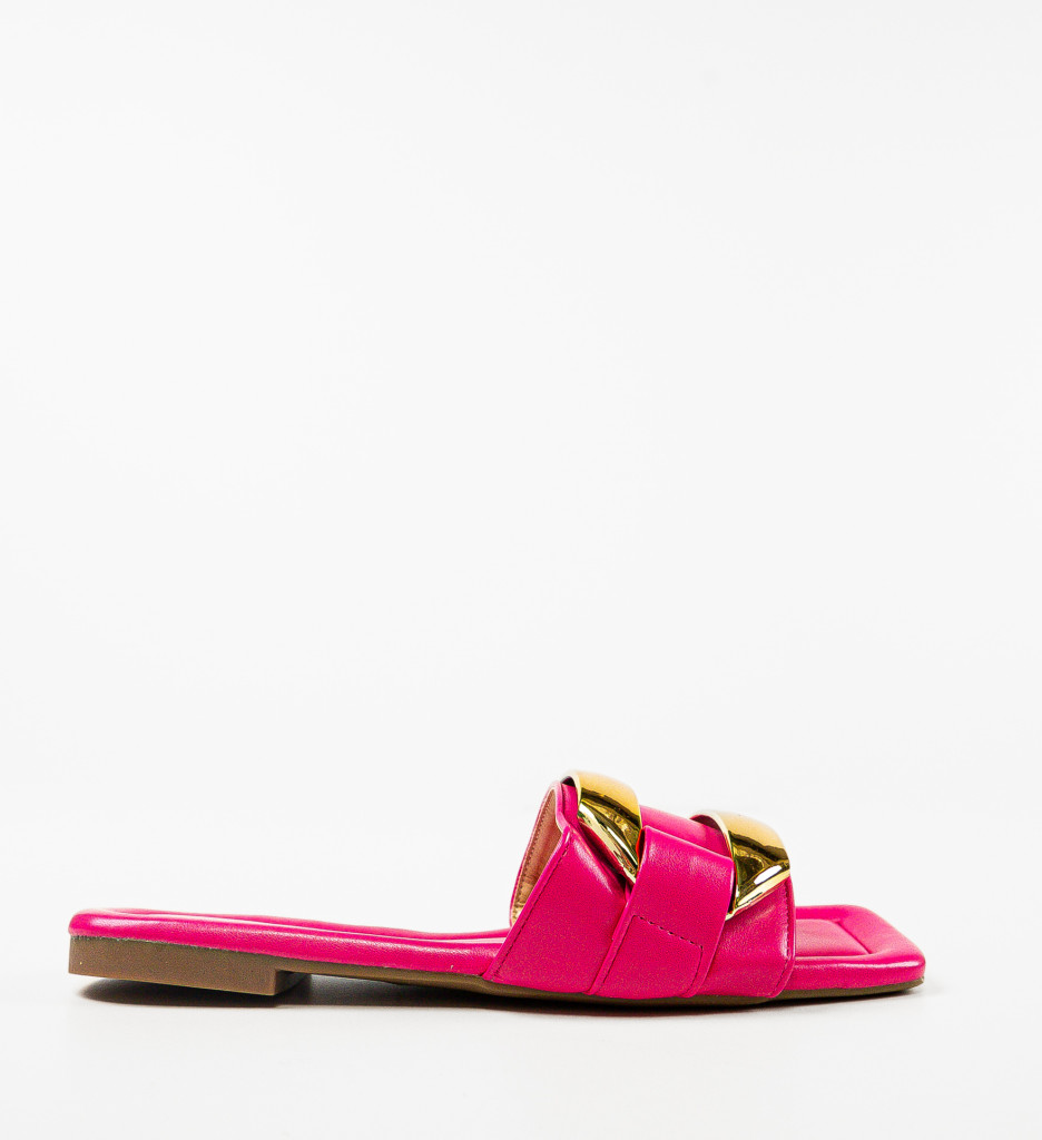 Papuci Dama Benny Fuchsia | Confort și Stil - imagine 4