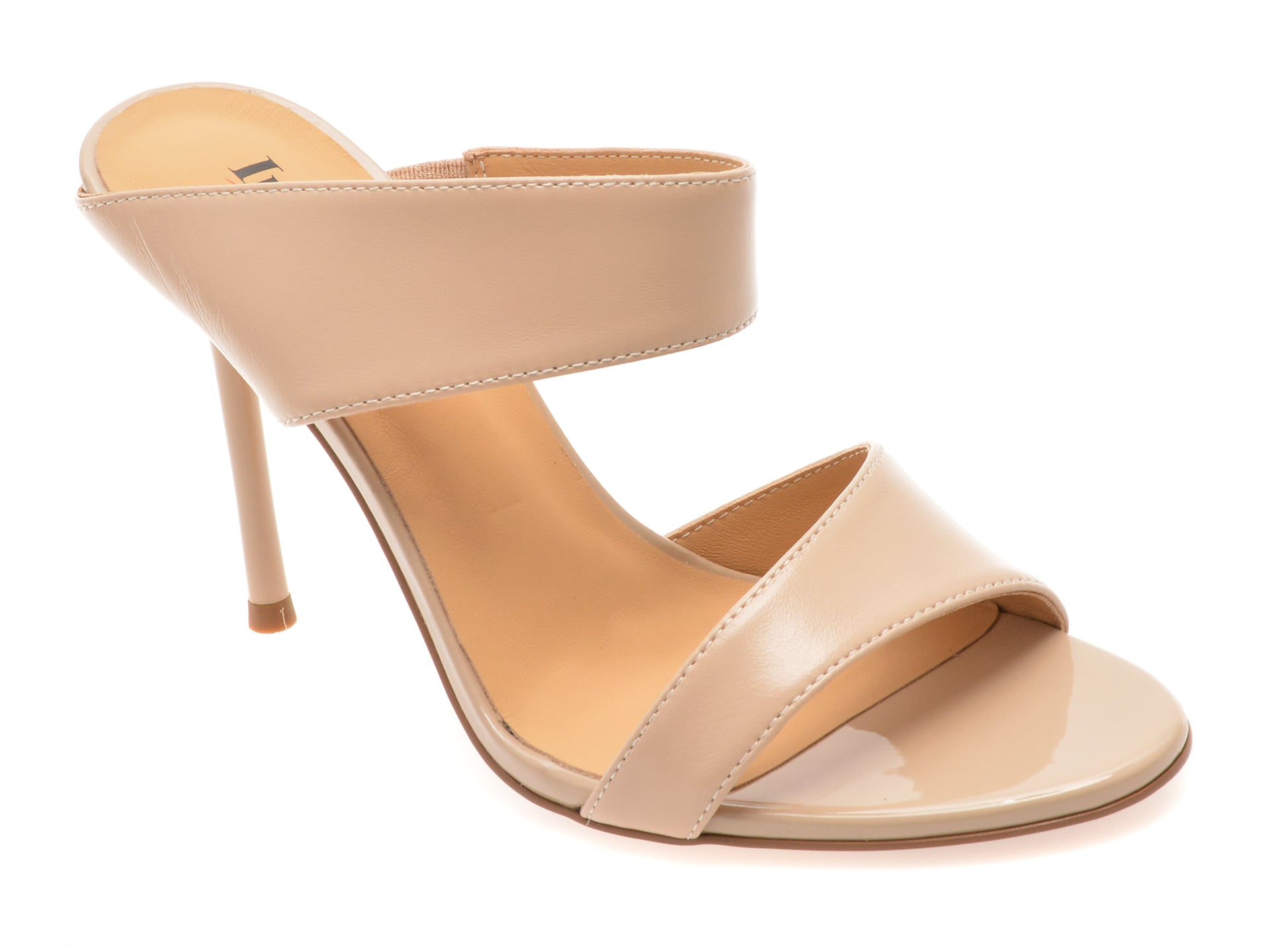 Papuci IMAGE Nude Piele Naturală - Eleganță și Confort
