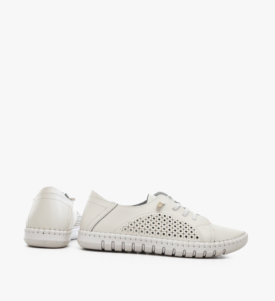 Pantofi Casual Rahima Albi - Confort și Stil - imagine 3