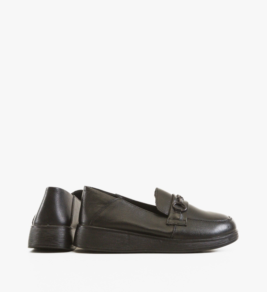 Pantofi Casual Negri Confort Sejad - imagine 4