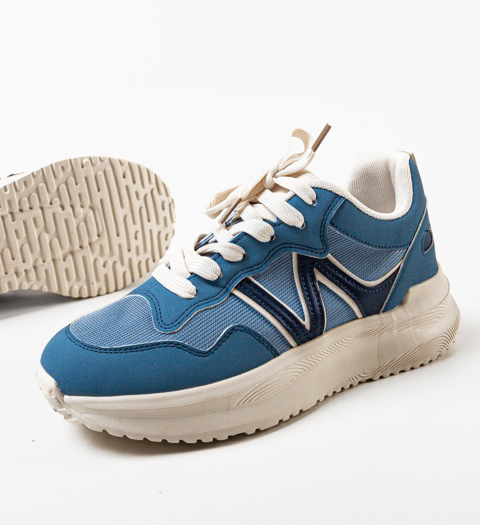 Sneakers Osborne Dama Albastri - Confort & Stil - imagine 7