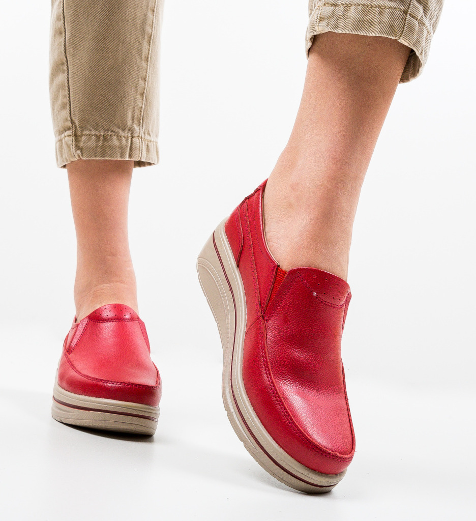 Pantofi Casual Rankin Rosii - Stil și Confort