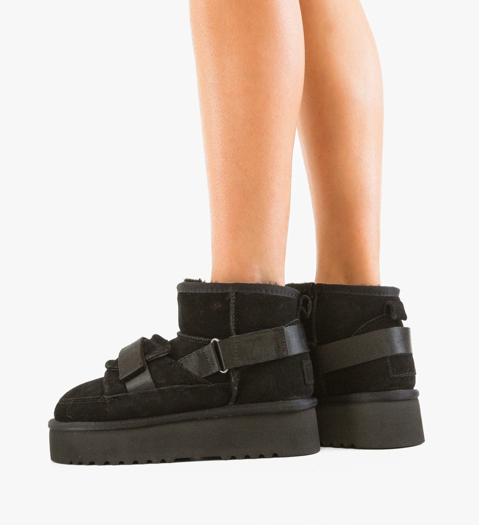 Cizme Tip Ug Kaiana Negre | Confort Suprem - imagine 2