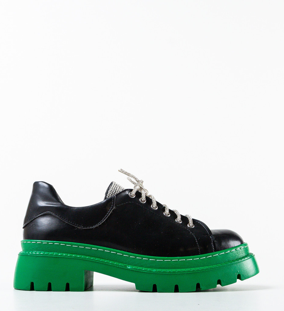Pantofi Casual Dama Friday Negri - Confort & Stil - imagine 5
