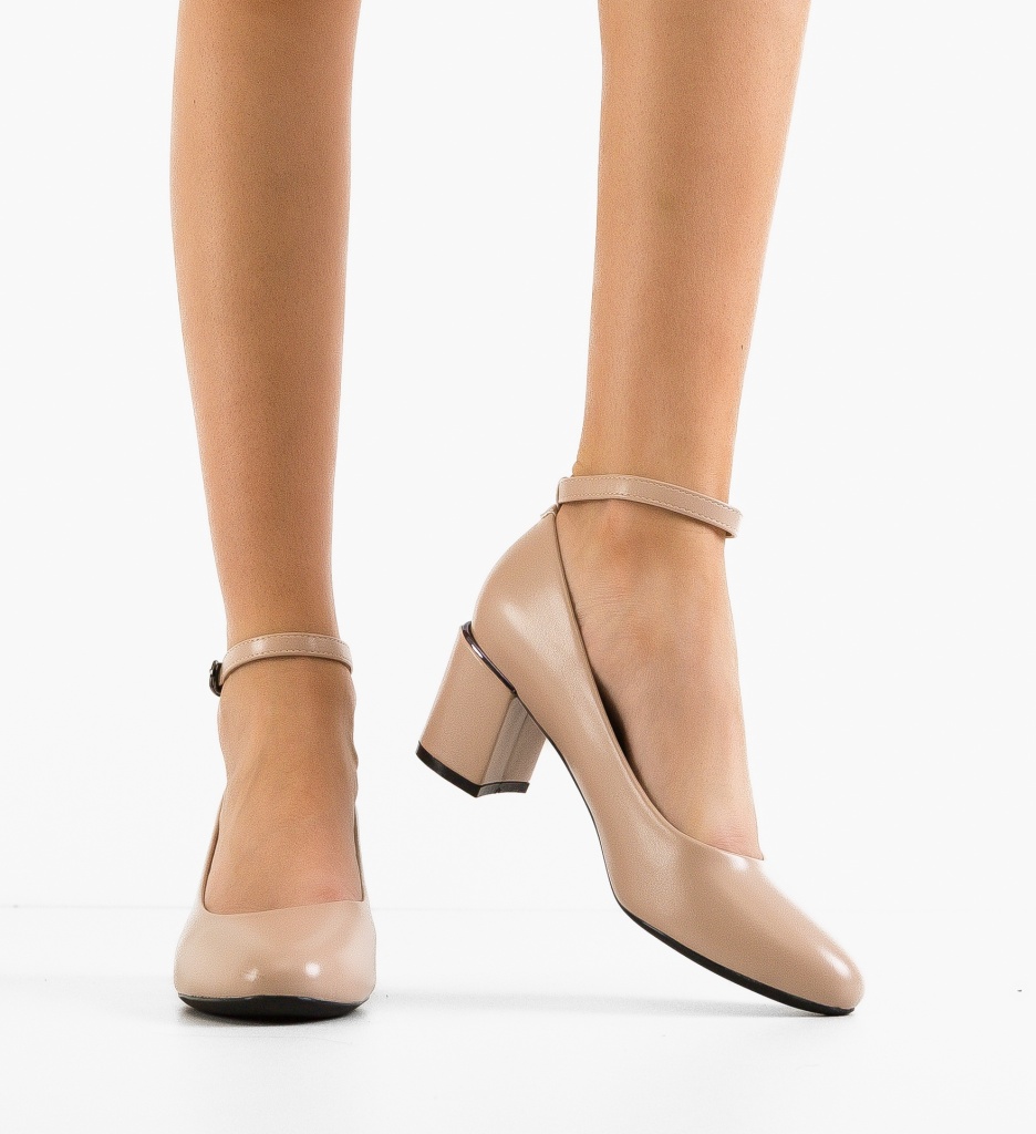Pantofi Dama Lallo Nude - Eleganță și Stil - imagine 3