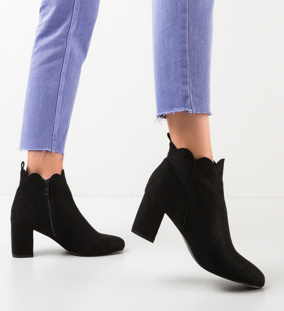 Botine Navarro Negre - Eleganță și Confort - imagine 3