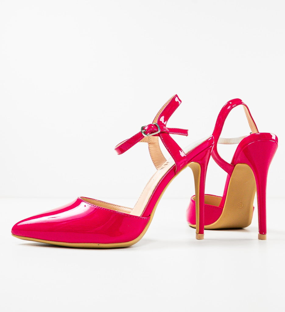 Pantofi cu toc Sambyal Fuchsia - Eleganță și Stil - imagine 10
