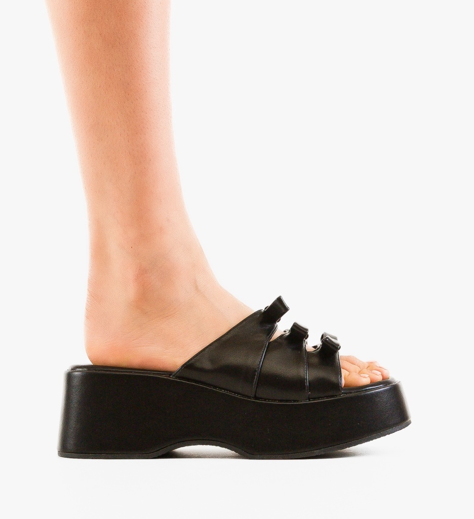 Sandale Platforme Anisa Negre | Eleganță Maximă - imagine 6