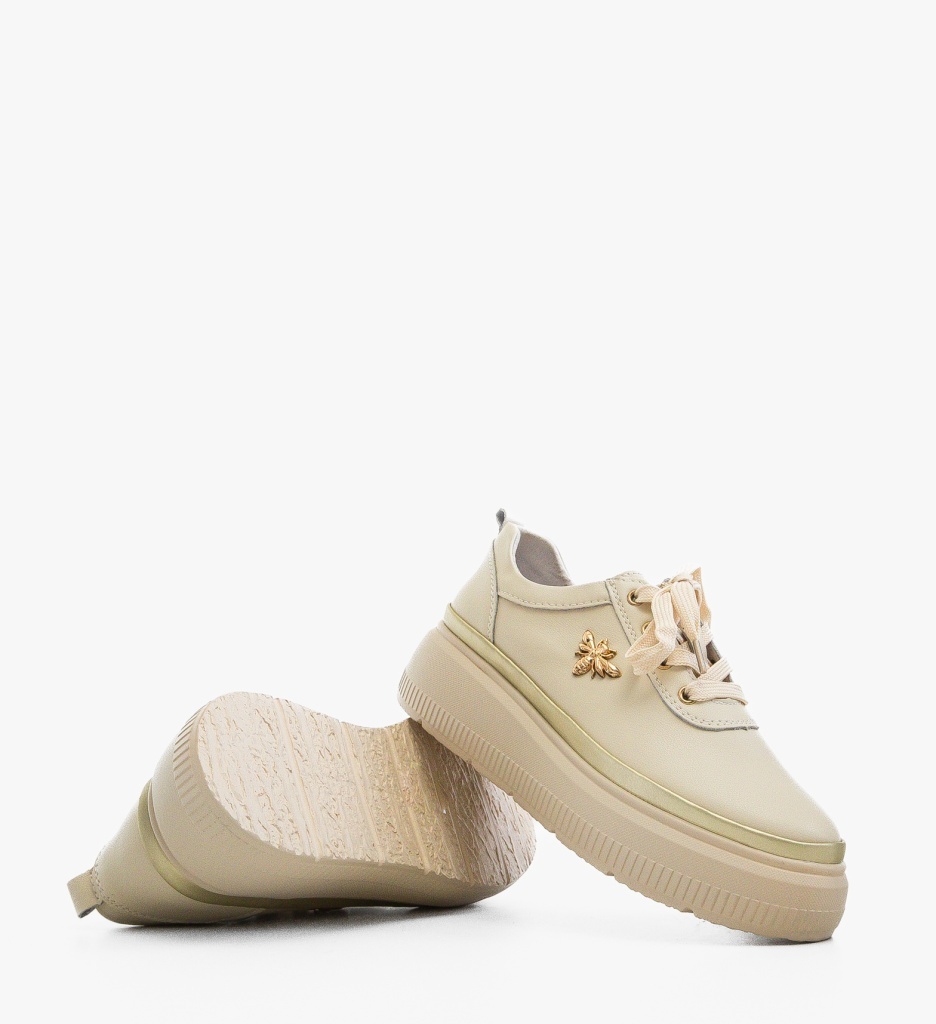Pantofi Casual Zumzy Bej | Confort și Stil Zilnic - imagine 3