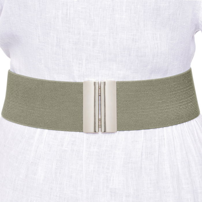 Curea Elastică Kaki Shopika | 6cm Latime