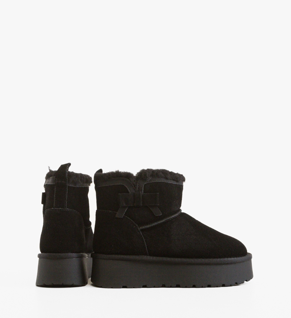 Cizme tip Ug Fondy Negre | Confort Depurtat - imagine 3