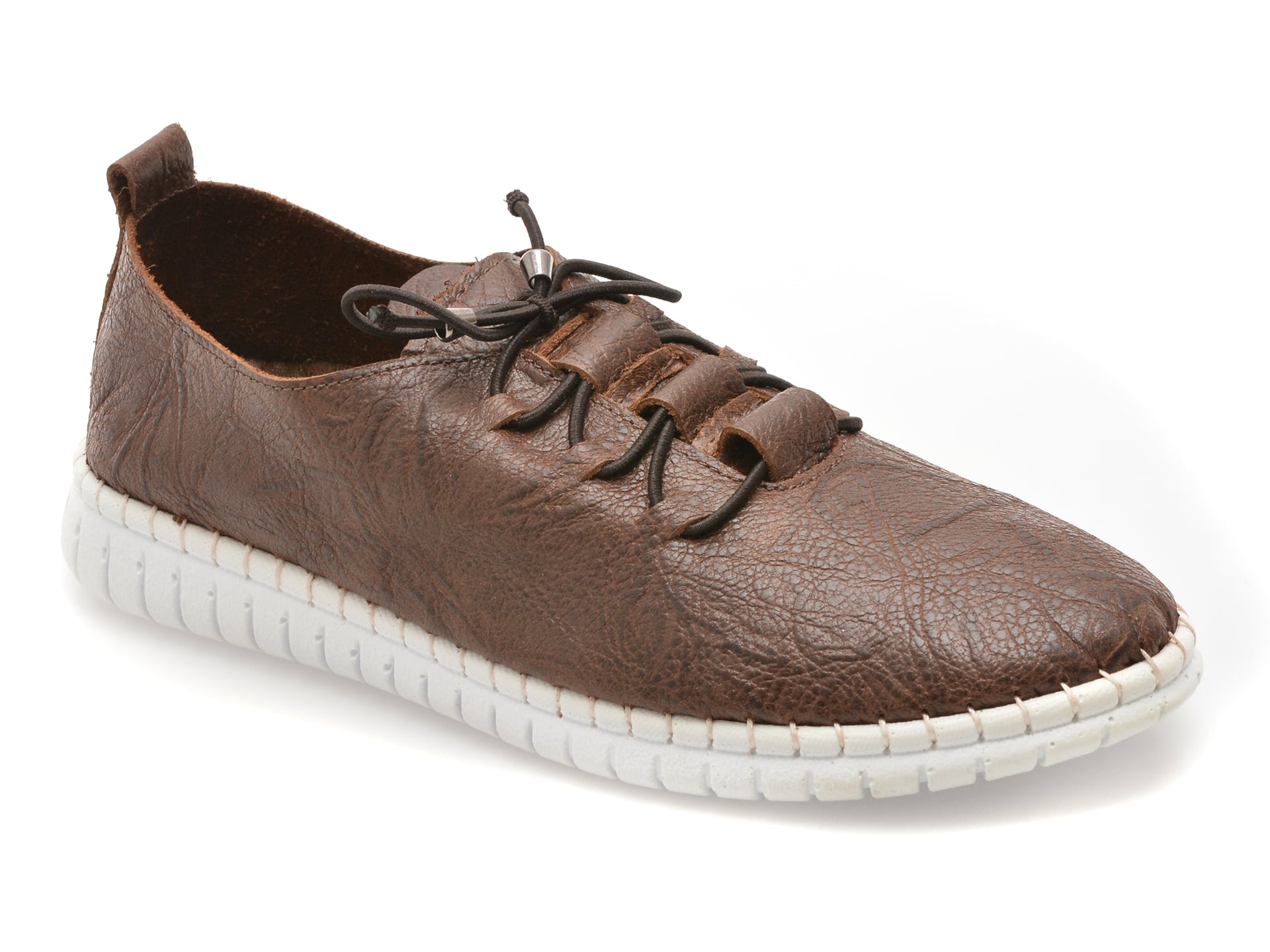 Pantofi EVIDA din Piele Naturală - Maro EV2901