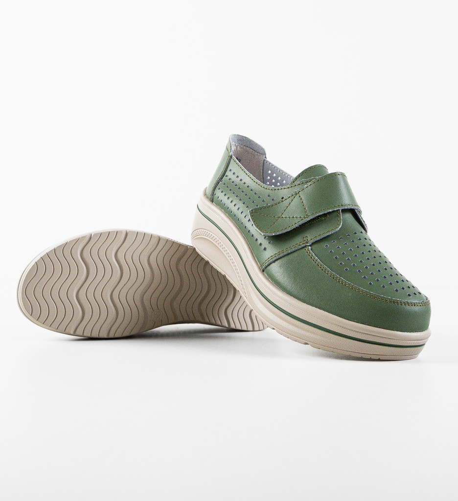 Pantofi Casual Verzi Rezolito | Confort Asigurat
