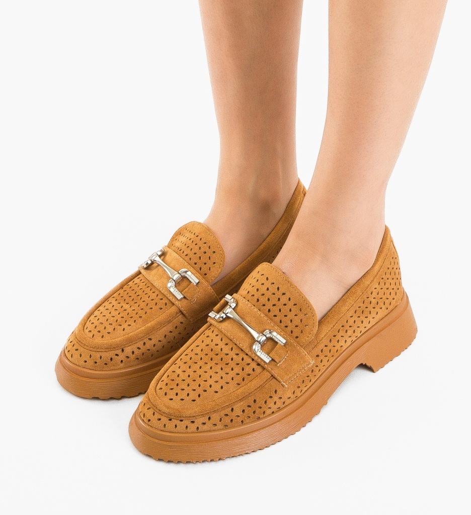 Pantofi Casual Irry Camel - Confort și Stil - imagine 2