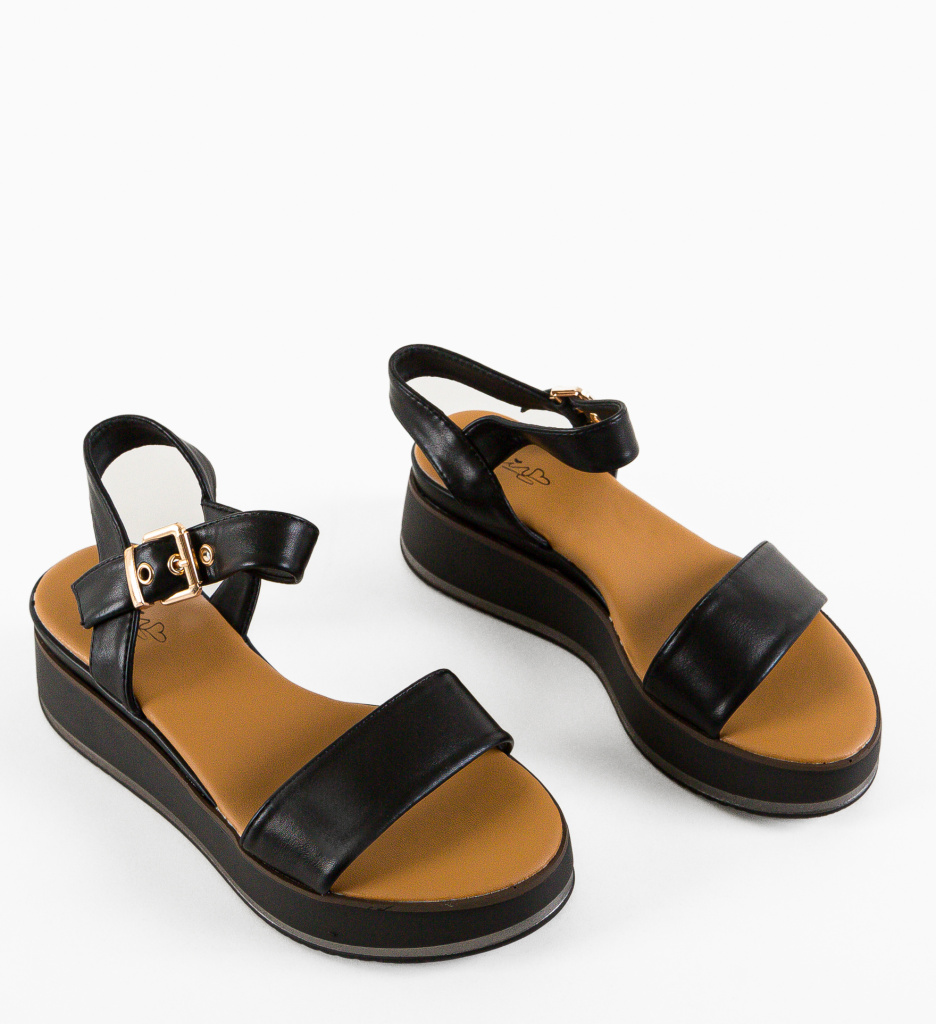 Platforme Cairoma Negre | Stil si Inaltime - imagine 5