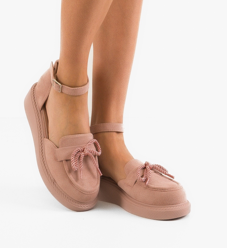 Pantofi Casual Dama Oda Roz - Confort și Stil