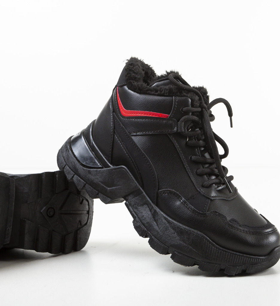 Pantofi Sport Lionk Negri - Confort & Stil - imagine 7