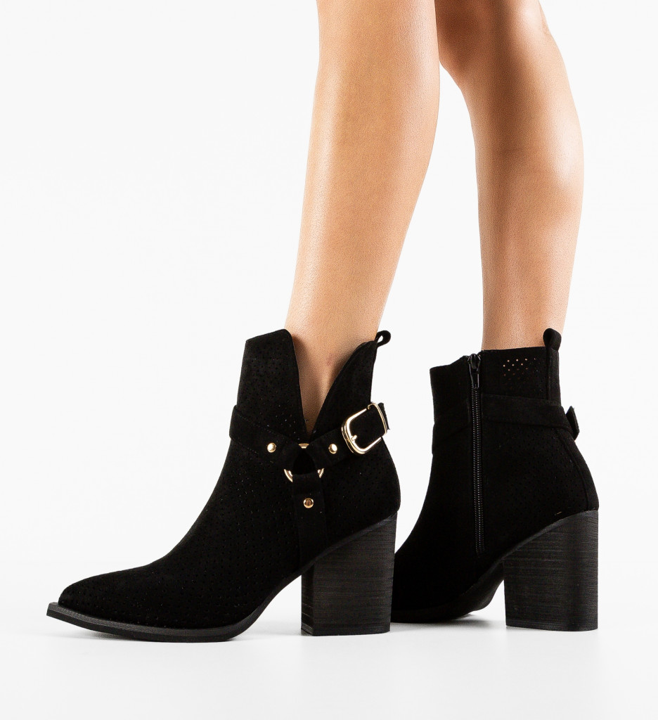 Botine Talnah Negre - Eleganță și Confort - imagine 6