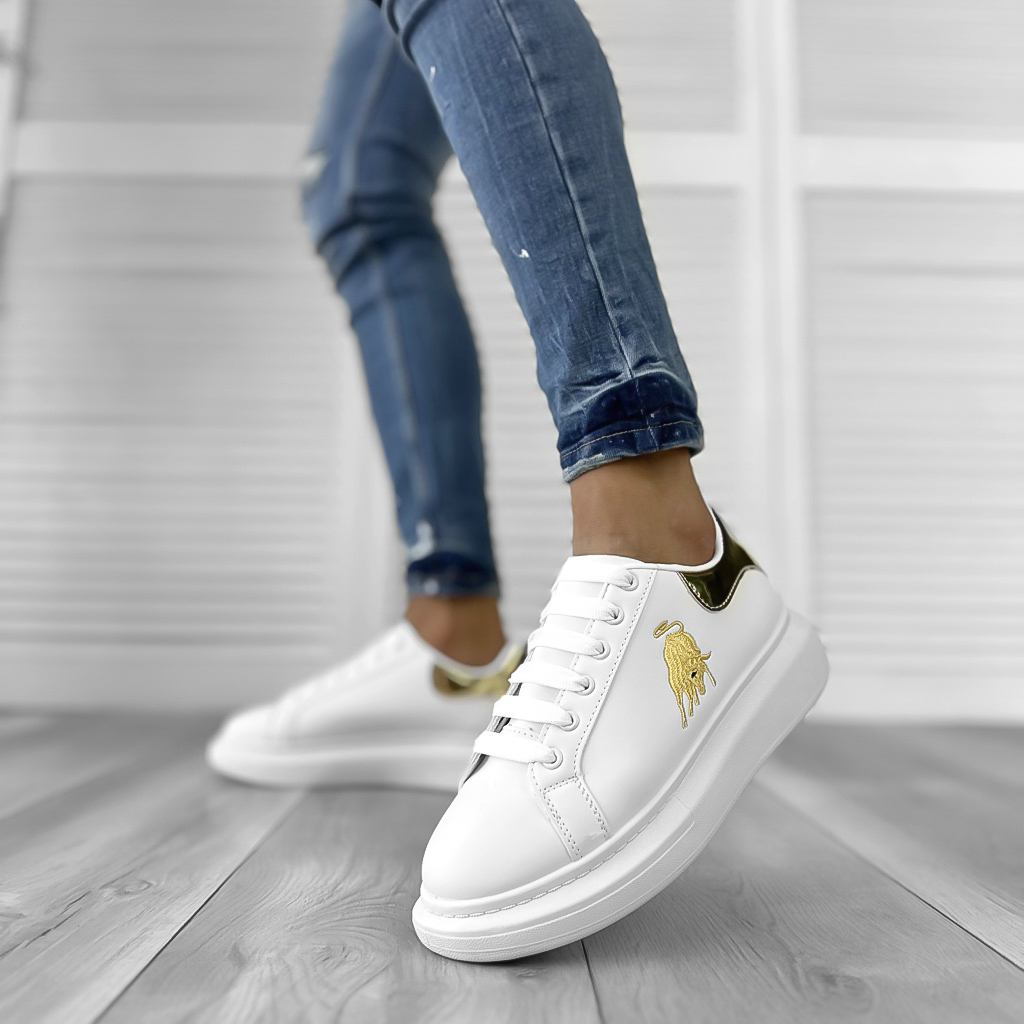 Adidasi Casual Barbati Albi Stil Urban