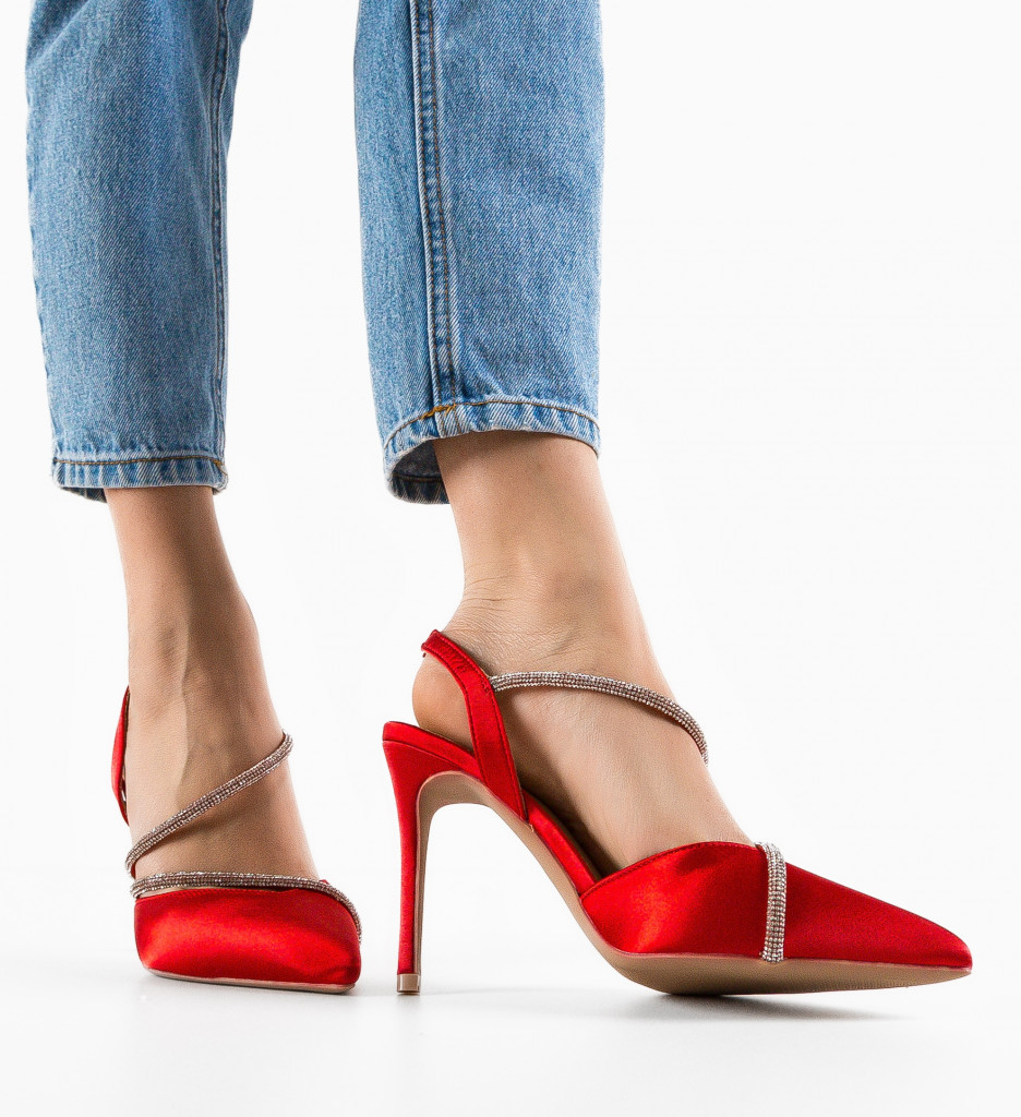 Pantofi Khan Rosii | Eleganță și Stil - imagine 2