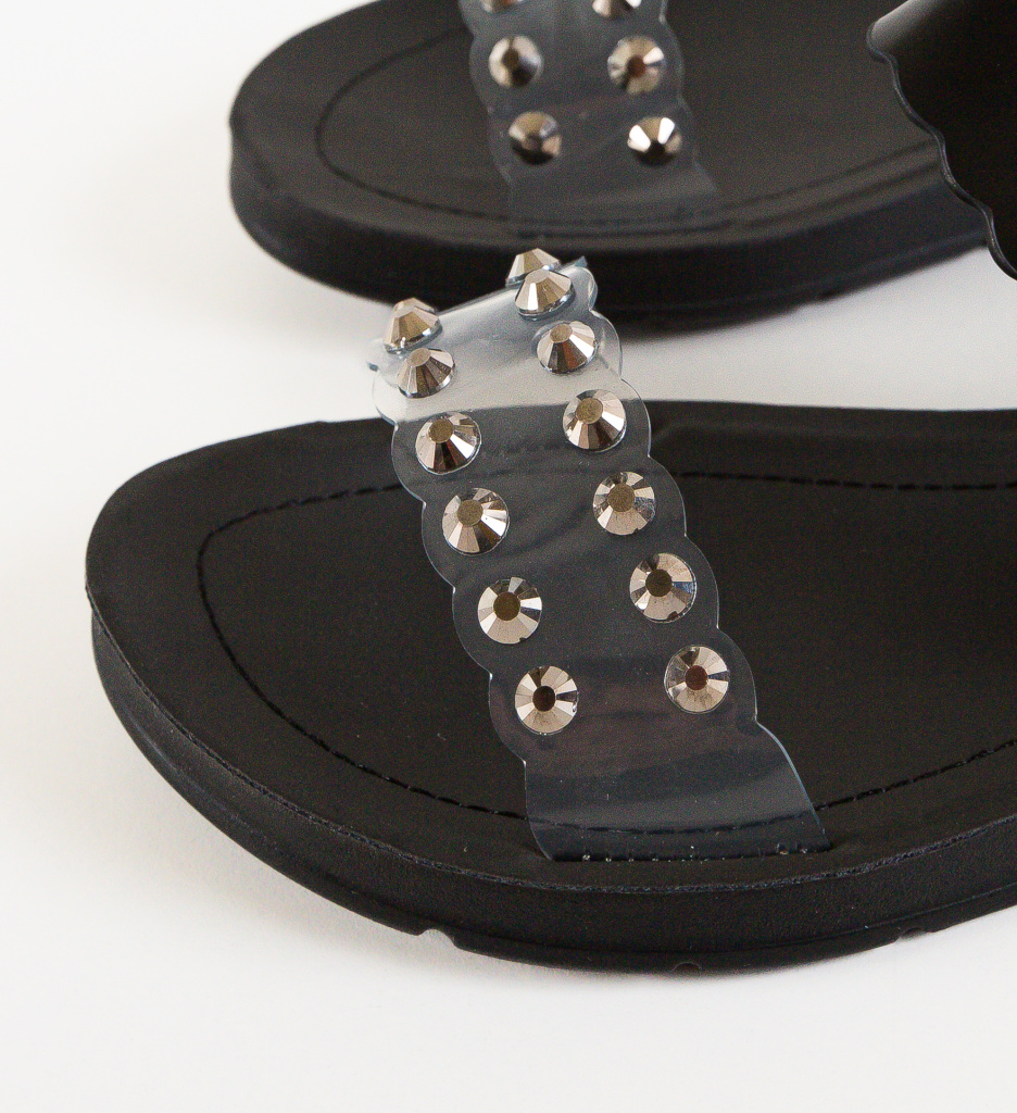 Sandale Dama Leilani Negre - Eleganță și Confort - imagine 6