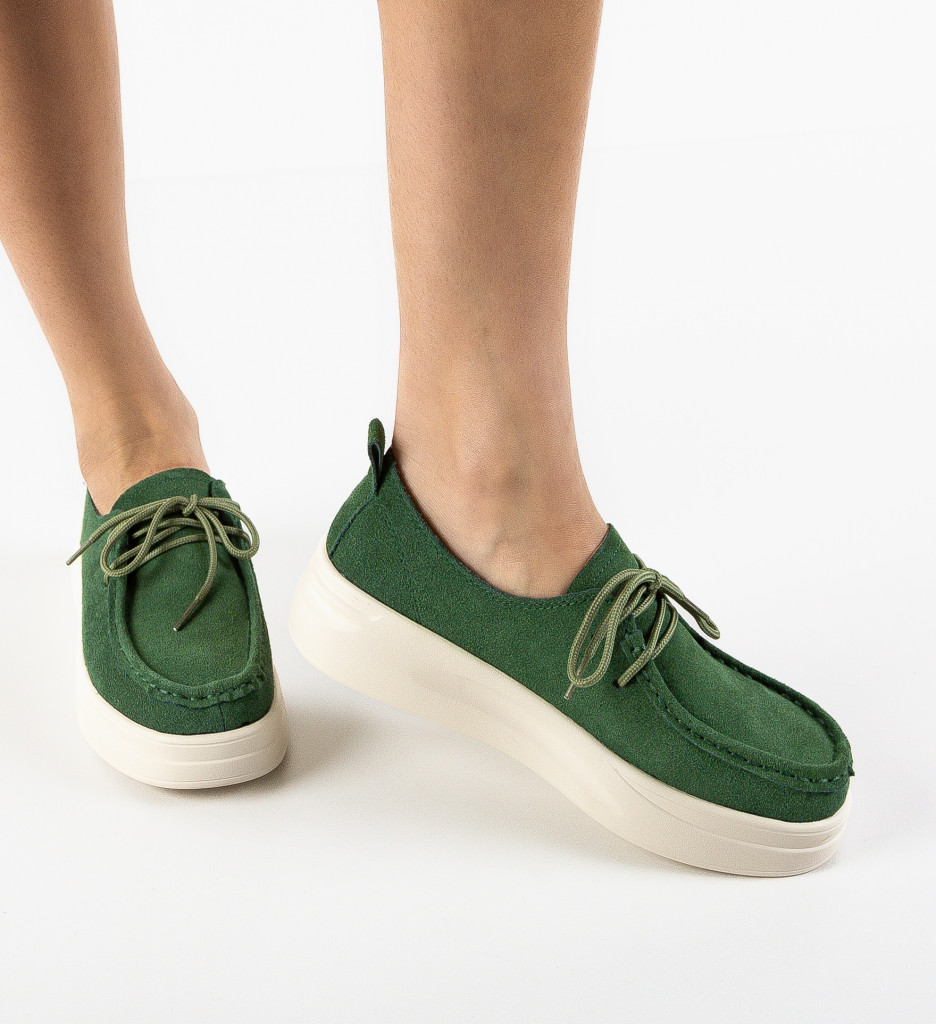 Pantofi Casual Verzi Jange 2 - Confort și Stil - imagine 2