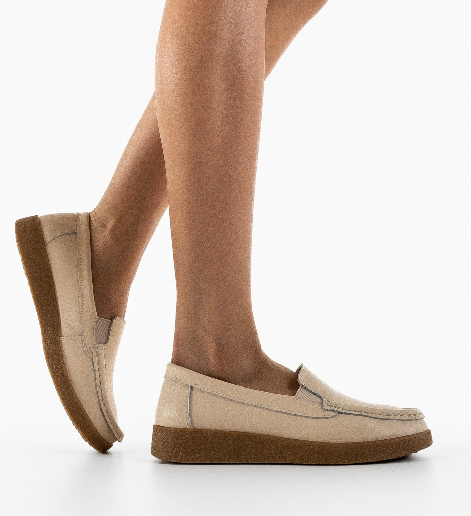 Pantofi Casual Givy Bej - Confort și Stil - imagine 2