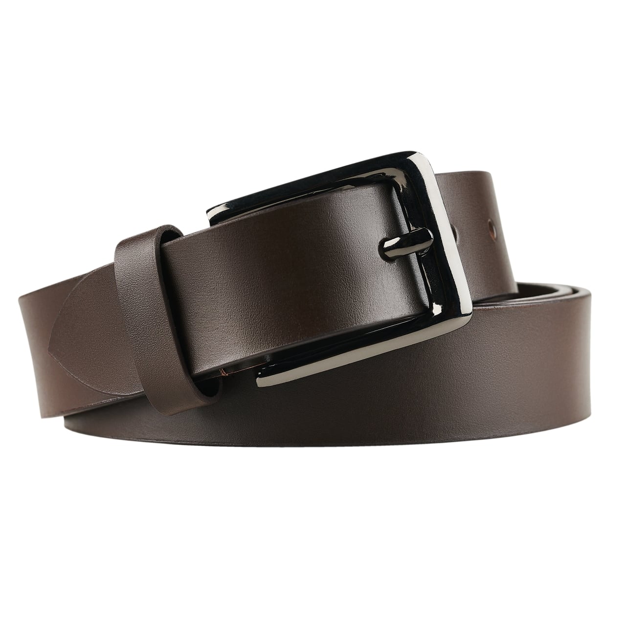 Curea Barbati Delis Piele Naturală Maro - imagine 2