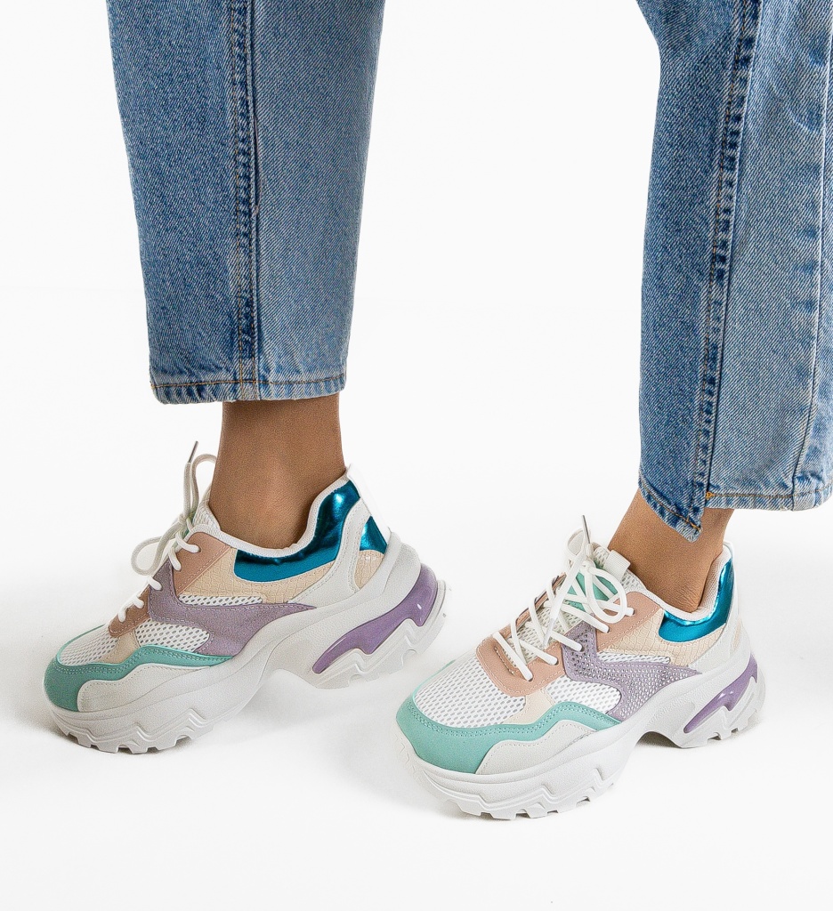 Sneakers Dama Leonarda Multi | Stil si Confort - imagine 3