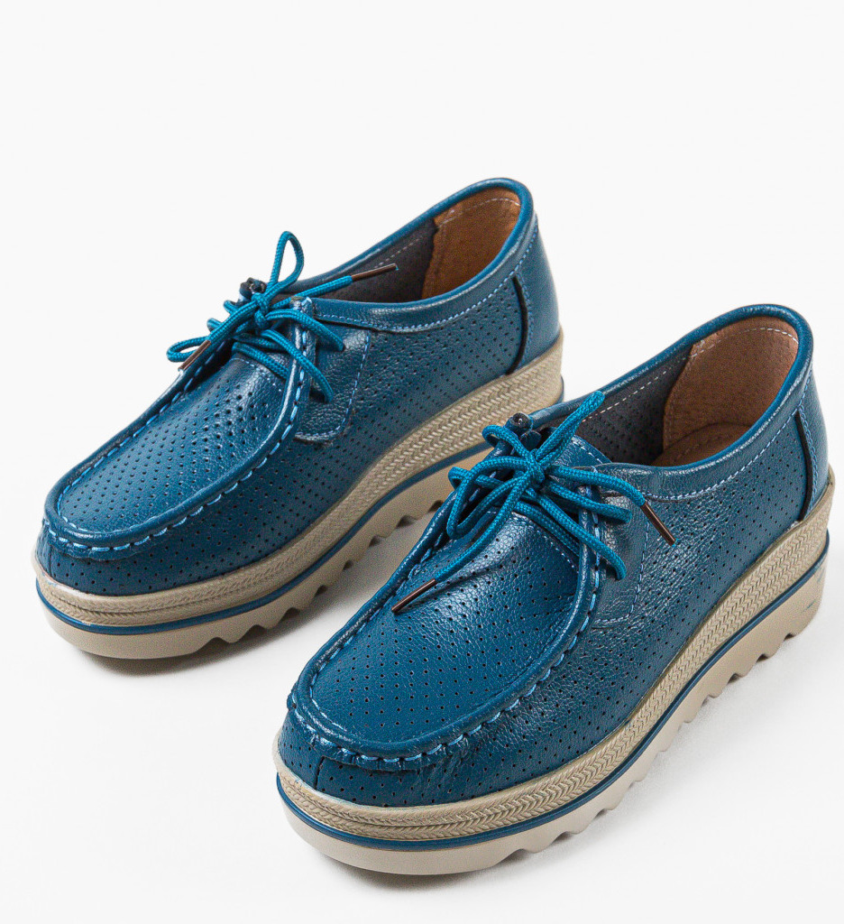 Pantofi Torinoz Albastri | Stil & Confort Zilnic - imagine 6