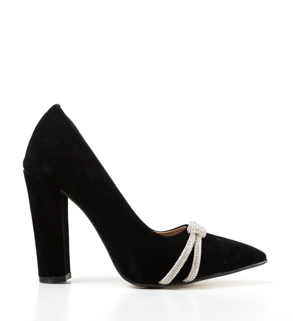 Pantofi Tuty Negri cu Toc - Eleganță și Stil - imagine 5