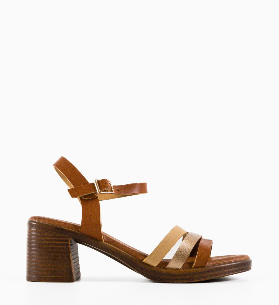 Sandale Fiore Camel - Eleganță și Stil - imagine 4