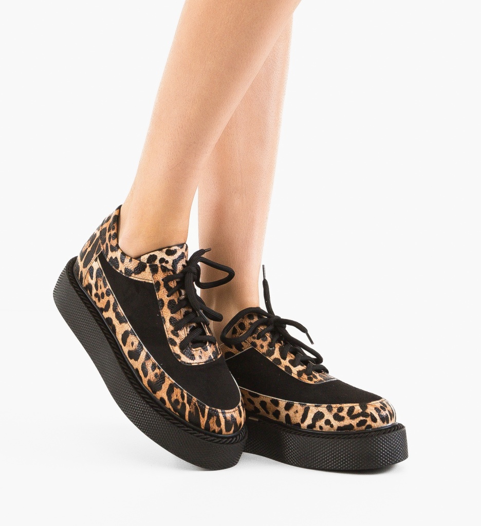 Pantofi Casual Polly Print cu Design Unic