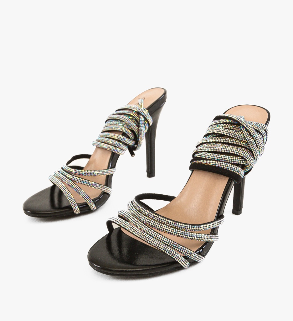 Sandale Toc Flemi Negre - Eleganță și Stil - imagine 4
