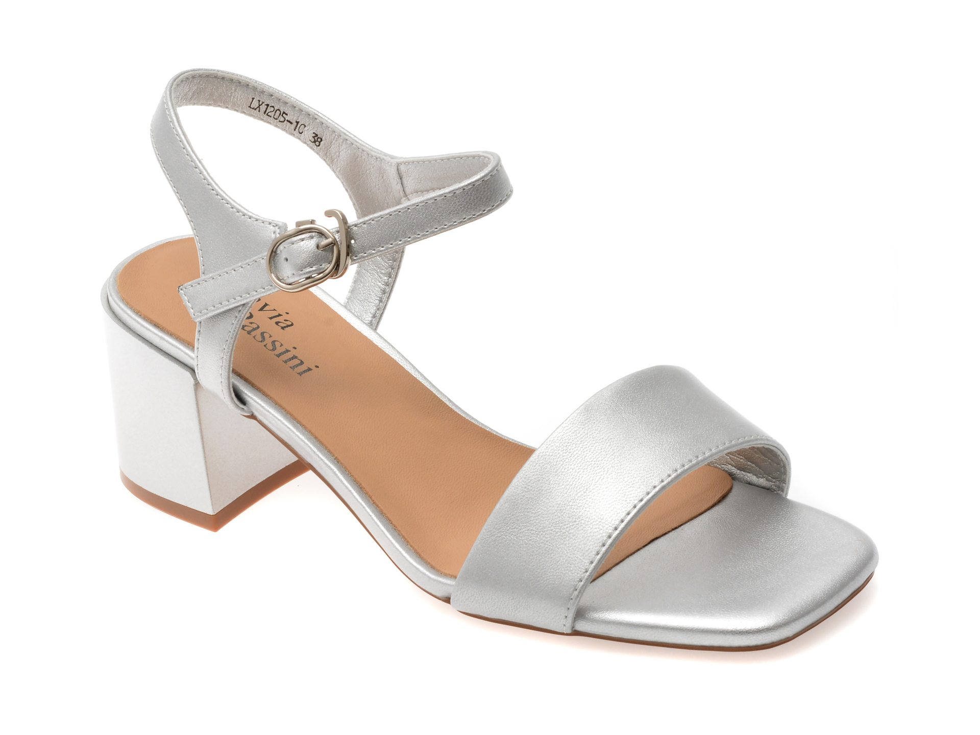 Sandale Flavia Passini Argintii | Eleganță Piele