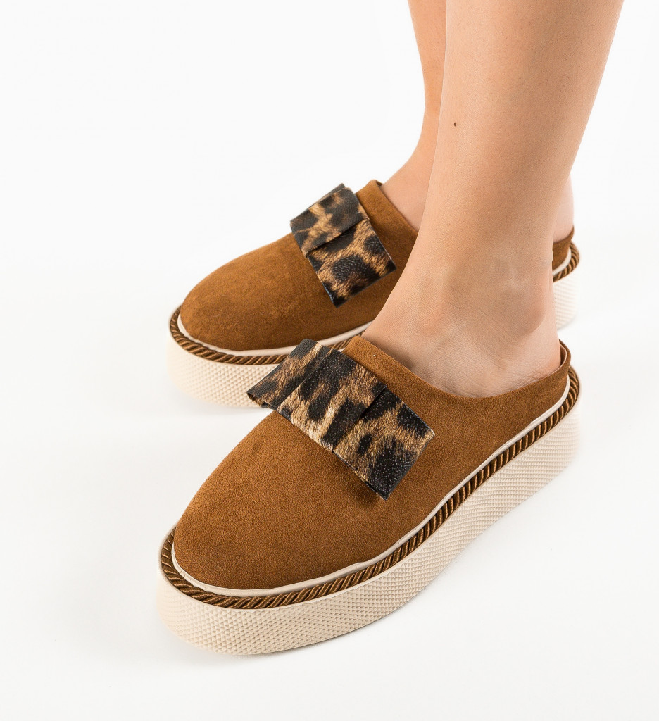 Papuci Dama Castrol Maro - Confort și Stil - imagine 2