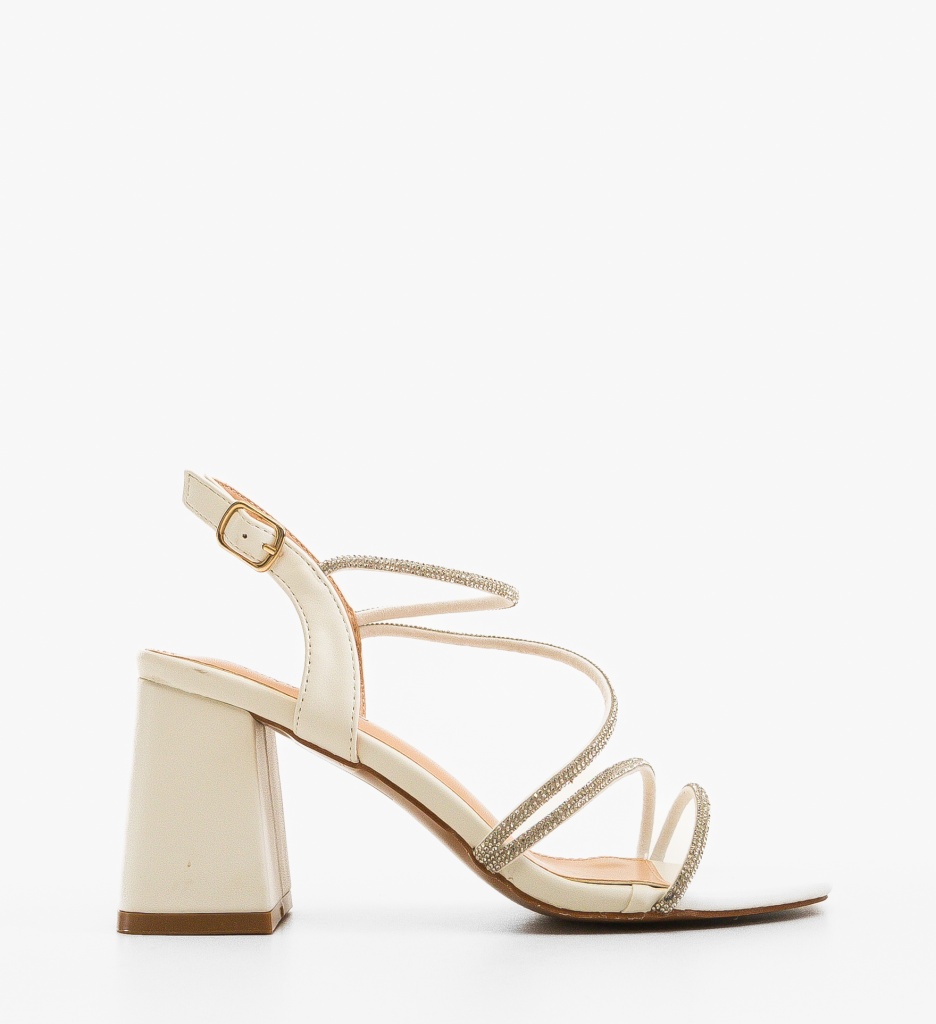 Sandale cu toc Rolo Albe Elegante - imagine 4