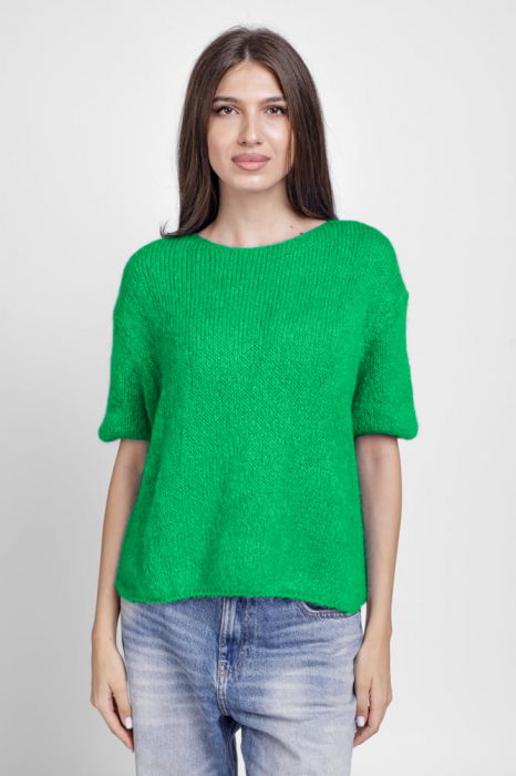 Pulover Mohair Verde Shopika | Eleganță și Confort