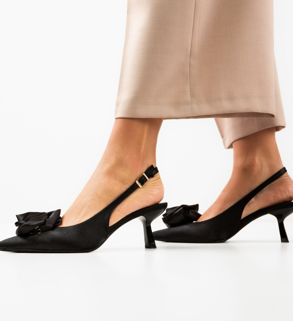 Pantofi Marylene Negri | Eleganță și Stil - imagine 2
