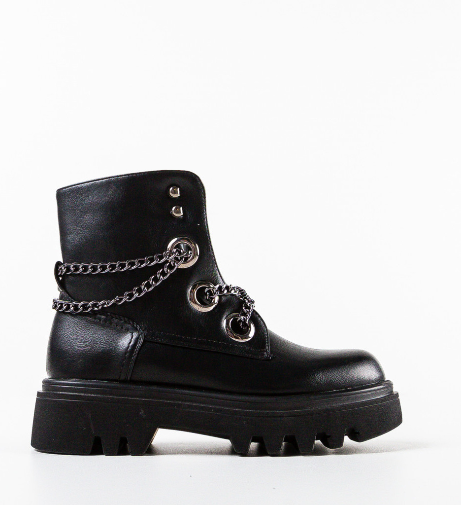 Ghete Dama Tyler Negre | Stil si Confort - imagine 5