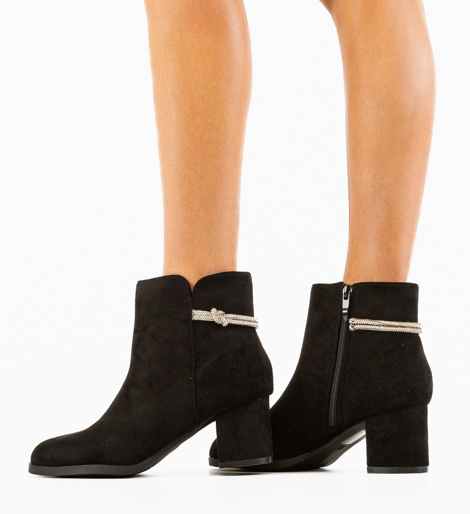 Botine Dama Otto Negre - Eleganță și Confort - imagine 3