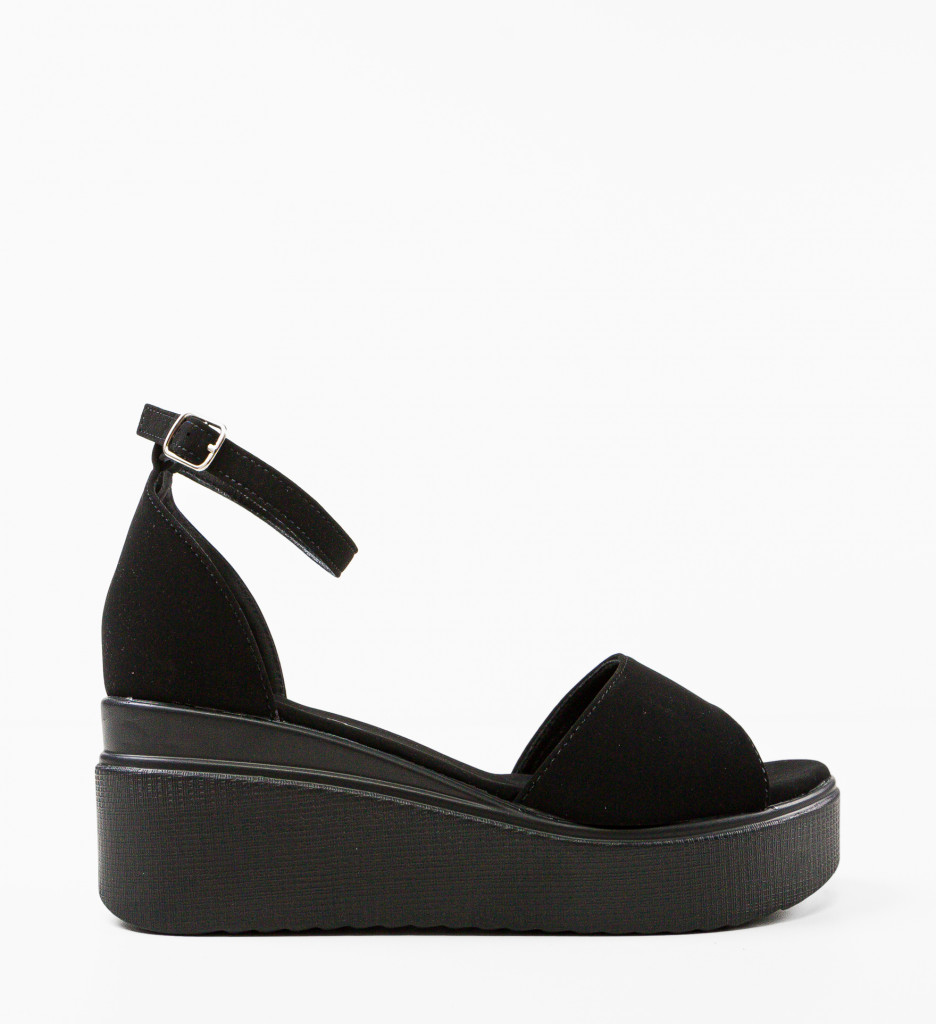 Platforme Dama Sibongil Negre - Eleganță și Confort - imagine 4
