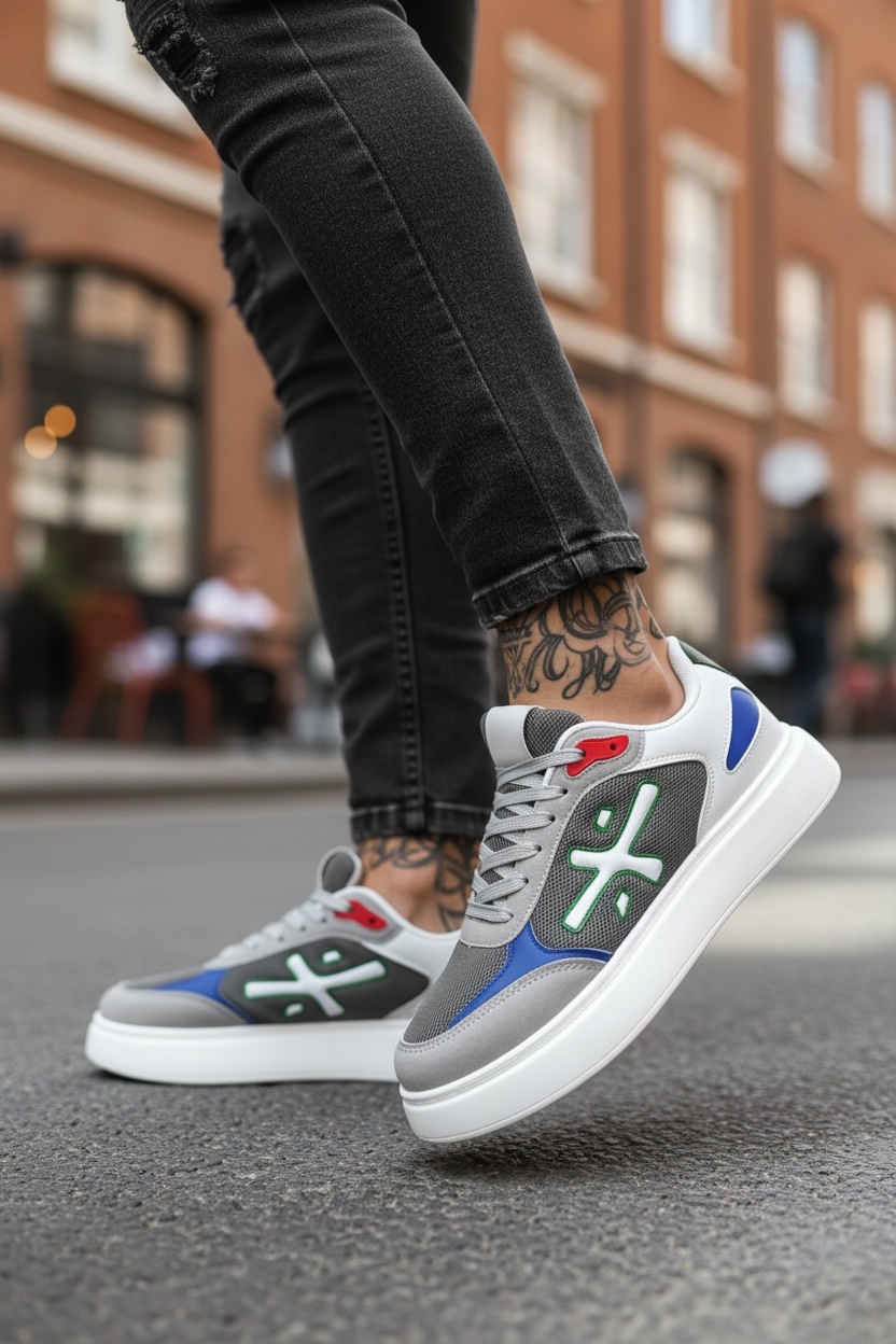 Adidași Casual Bărbați Gri - Confort Maxim - imagine 2