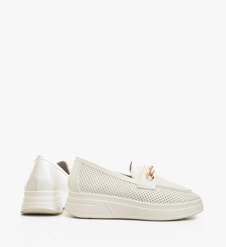 Pantofi Albi Casual Bobby - Versatilitate Zilnică - imagine 5