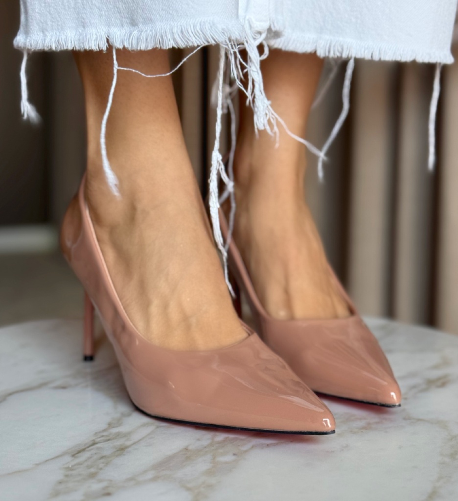 Pantofi Stiletto Nude Neybar | Eleganță Versatilă - imagine 3