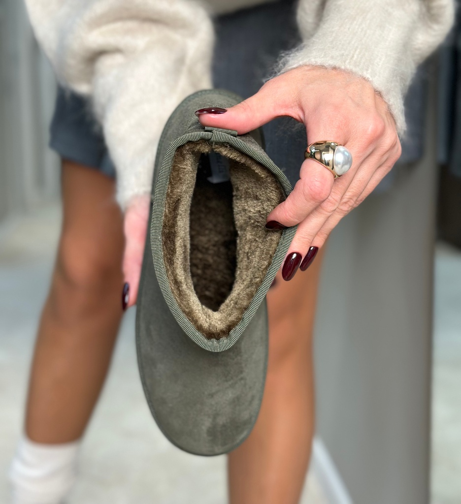 Cizme UG Latte Khaki - Confort și Stil - imagine 7
