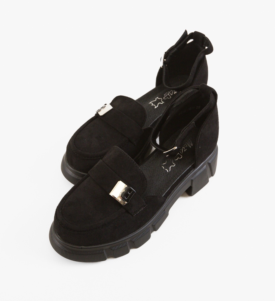 Pantofi Casual Dama Merfa Negri - Confort & Stil - imagine 7