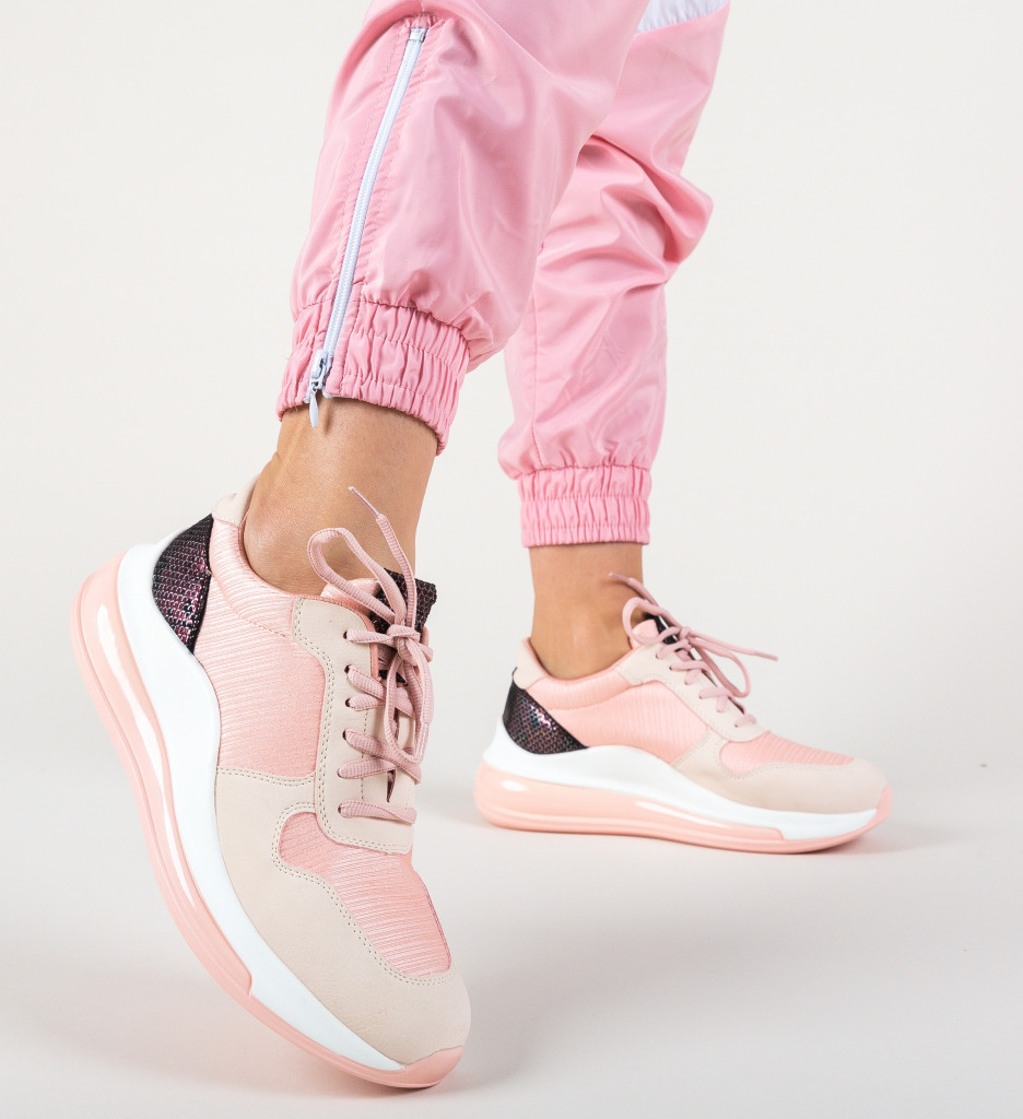 Pantofi Sport Basido Roz - Confort și Stil - imagine 5