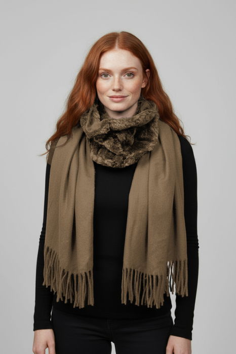 Esarfa Eleganta cu Blanita | Shopika