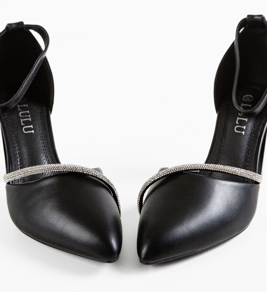 Pantofi cu Toc Dem Negri - Eleganța la Picior - imagine 11